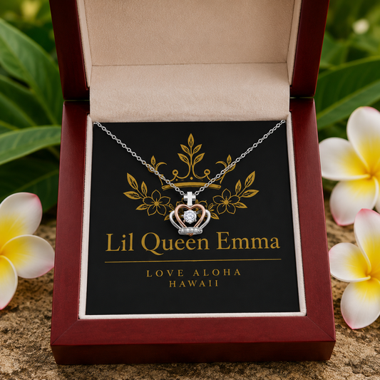 Aloha Queen Crown Necklace – Lil Queen Emma