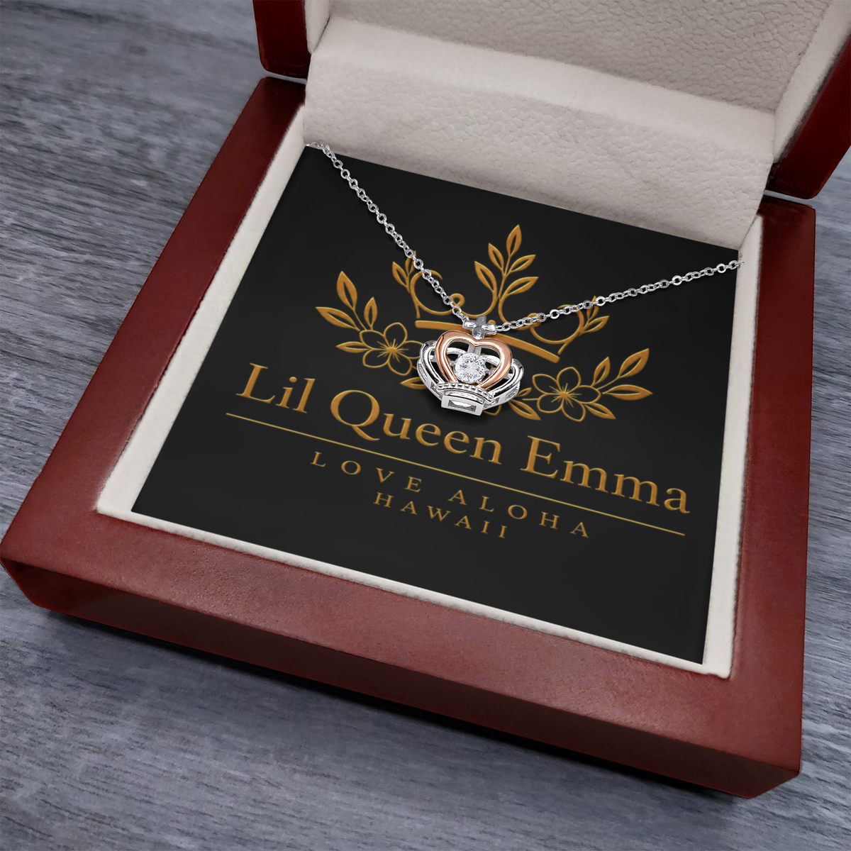 Aloha Queen Crown Necklace – Lil Queen Emma